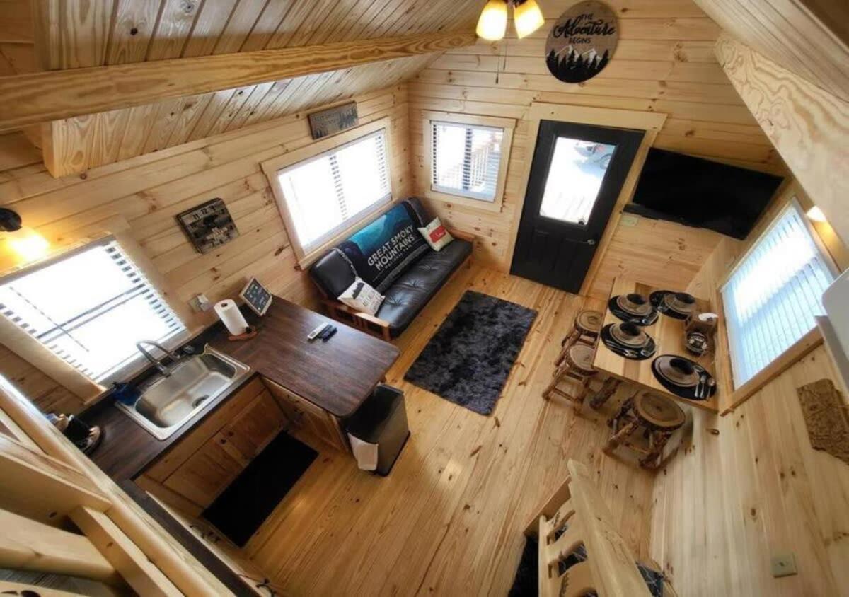 Picturesque Family Cabin With Loft In Tennessee เซอเวียร์วีล ภายนอก รูปภาพ